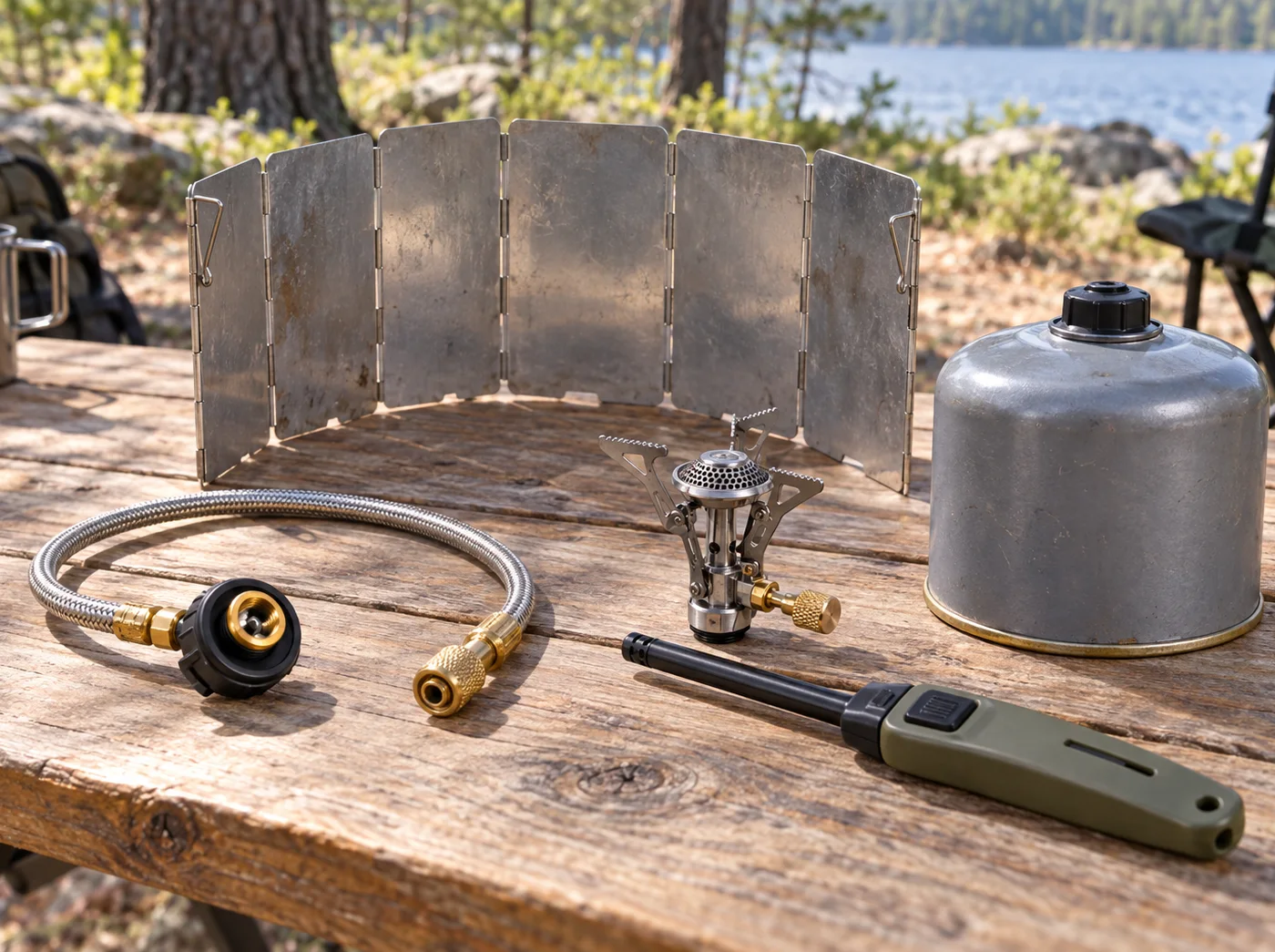 Gas Adapters & Accessories in use