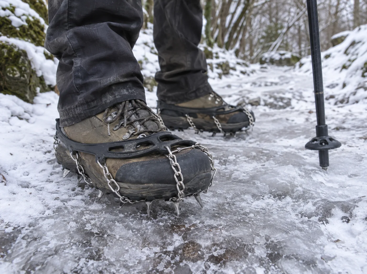 Crampons & Winter Gear in use