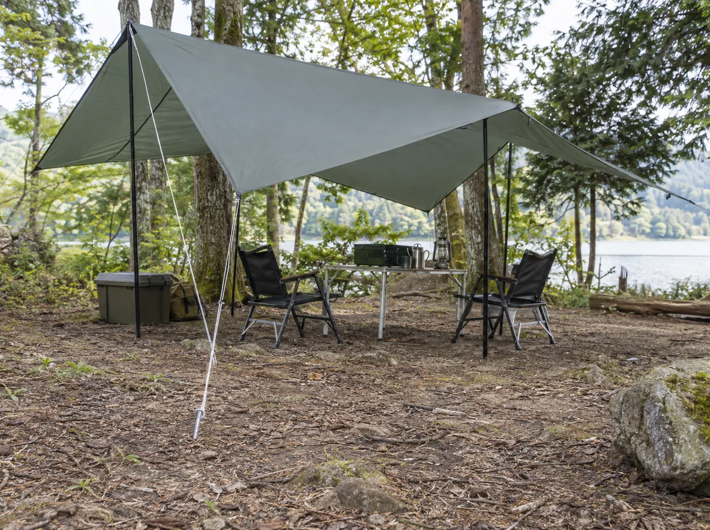 Tarps & Shelters in use