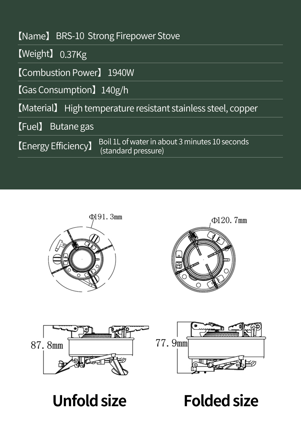 Strong Firepower Split Gas Stove detail