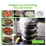 Cuiseur vapeur de camping pliable multifonction — image 3