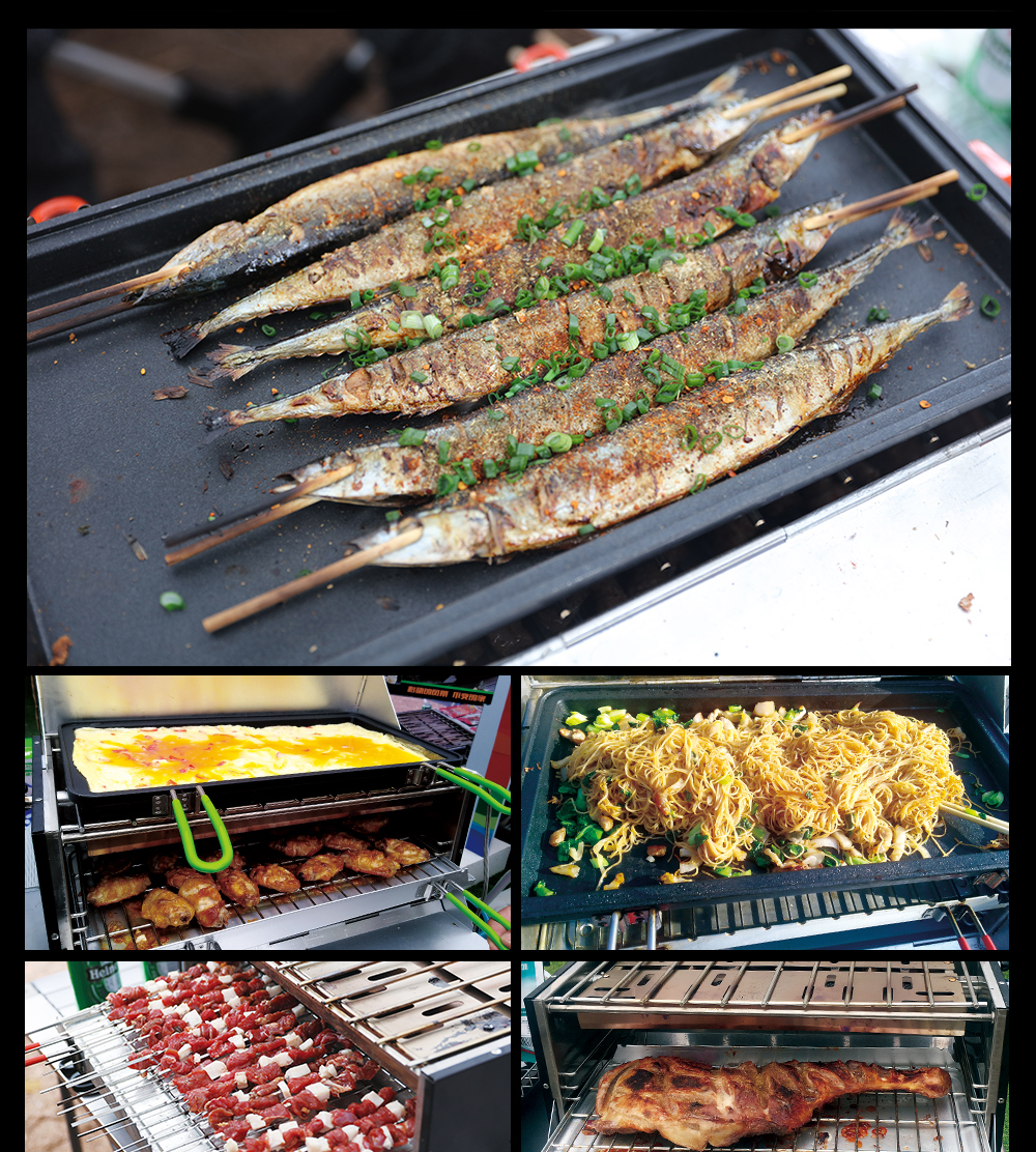 Infrared Smokeless Gas Grill Box detail