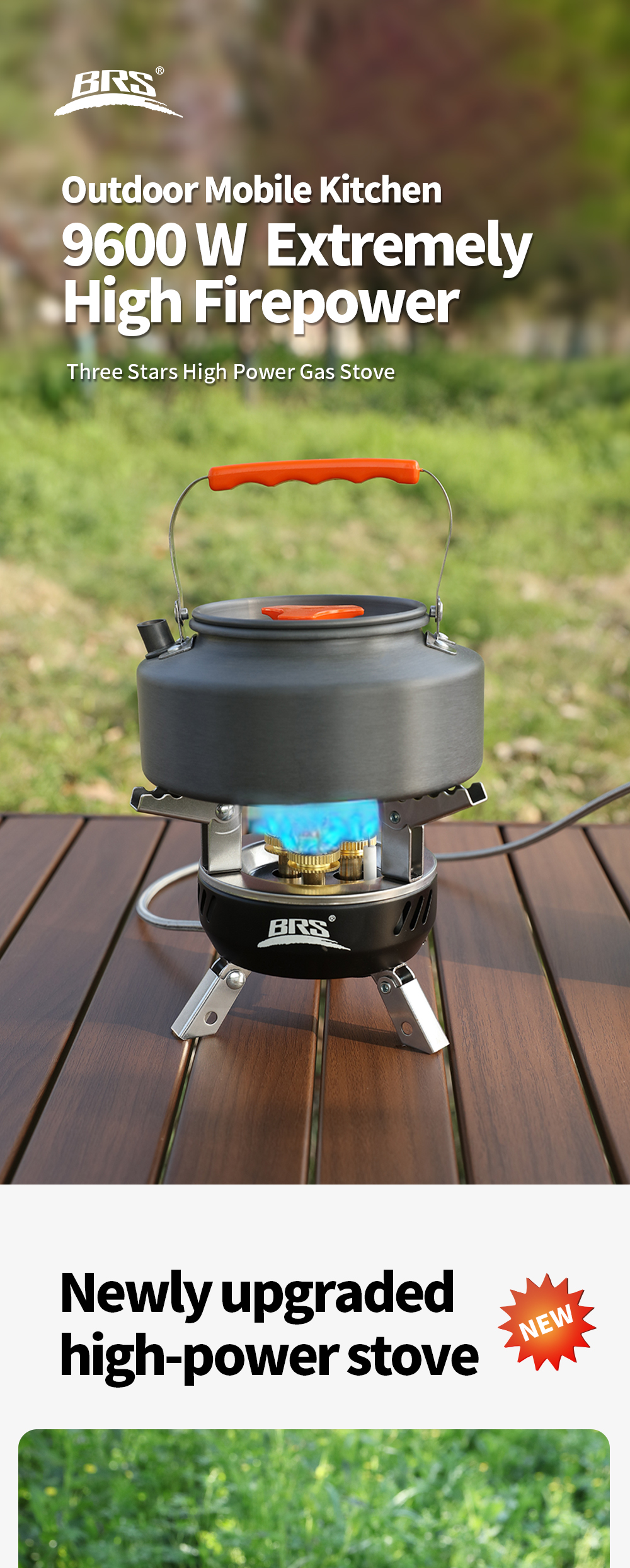 Three-Head High-Power Gas Stove detail