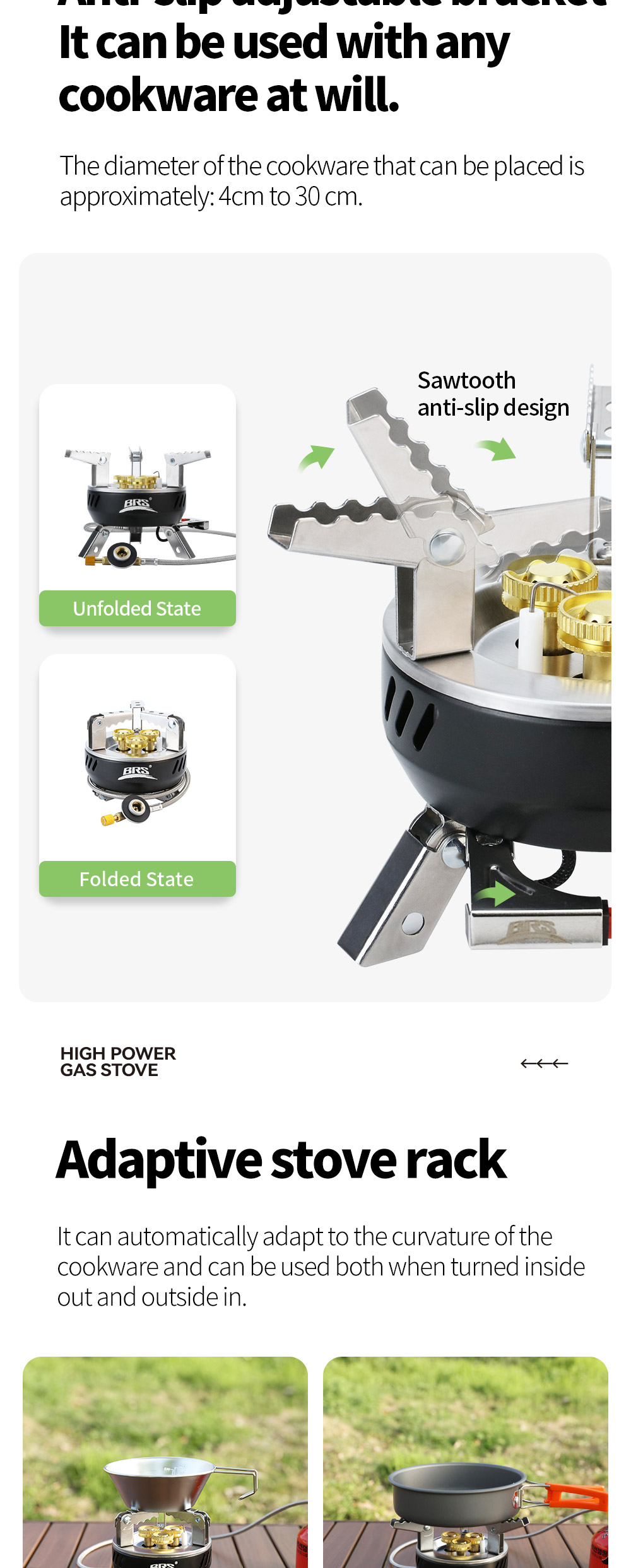 Three-Head High-Power Gas Stove detail