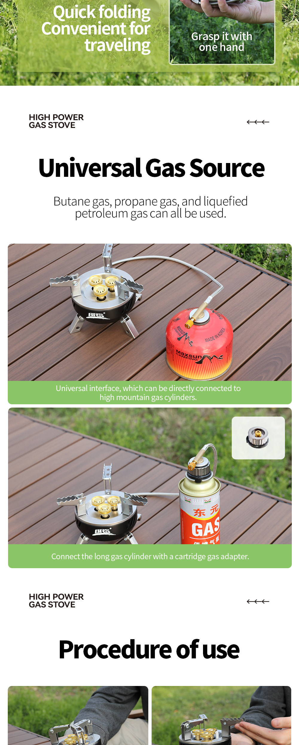 Three-Head High-Power Gas Stove detail