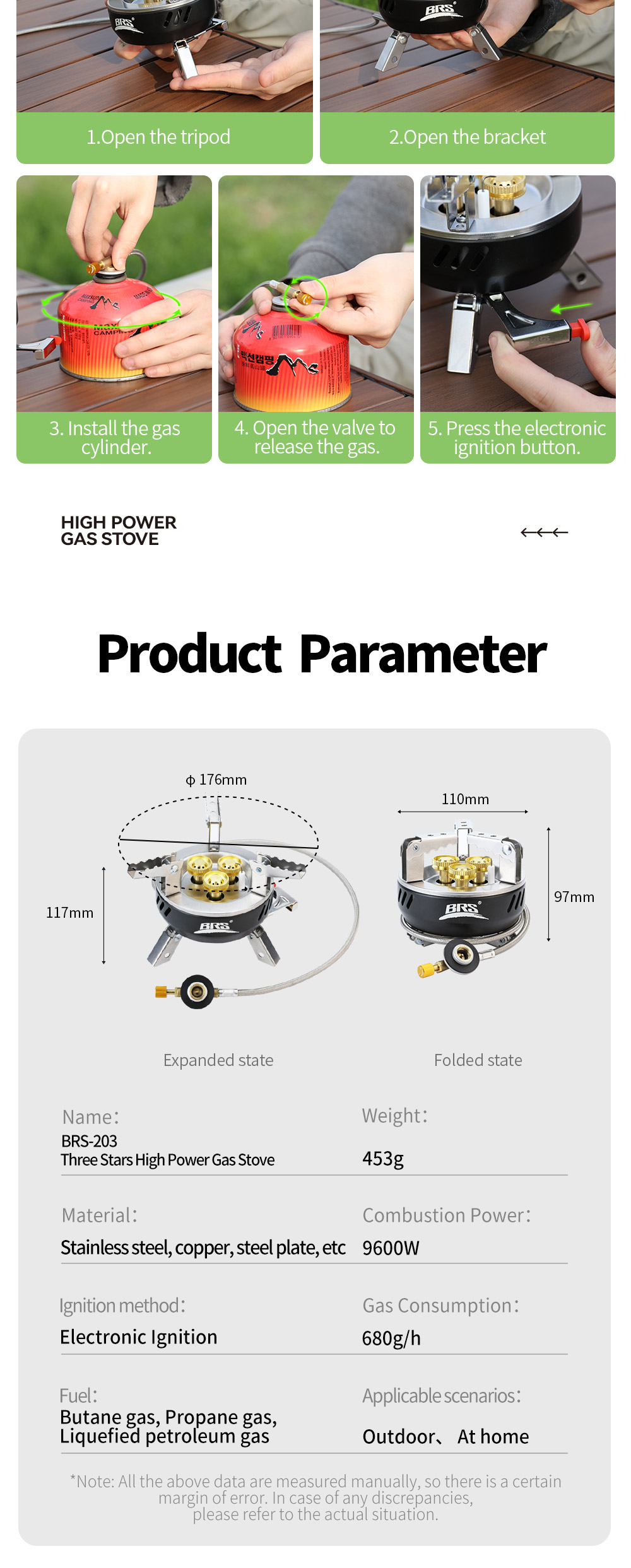 Three-Head High-Power Gas Stove detail