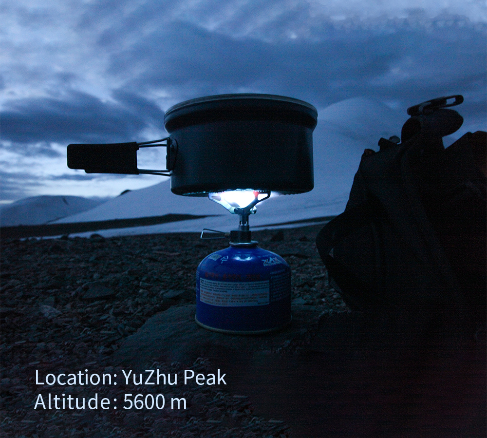 Ultralight Titanium Canister Stove detail