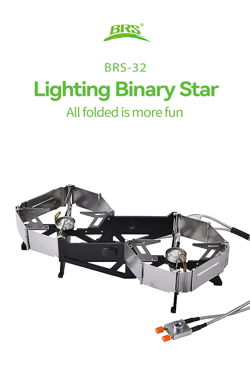Lighting Binary Star Twin Burner Stove detail
