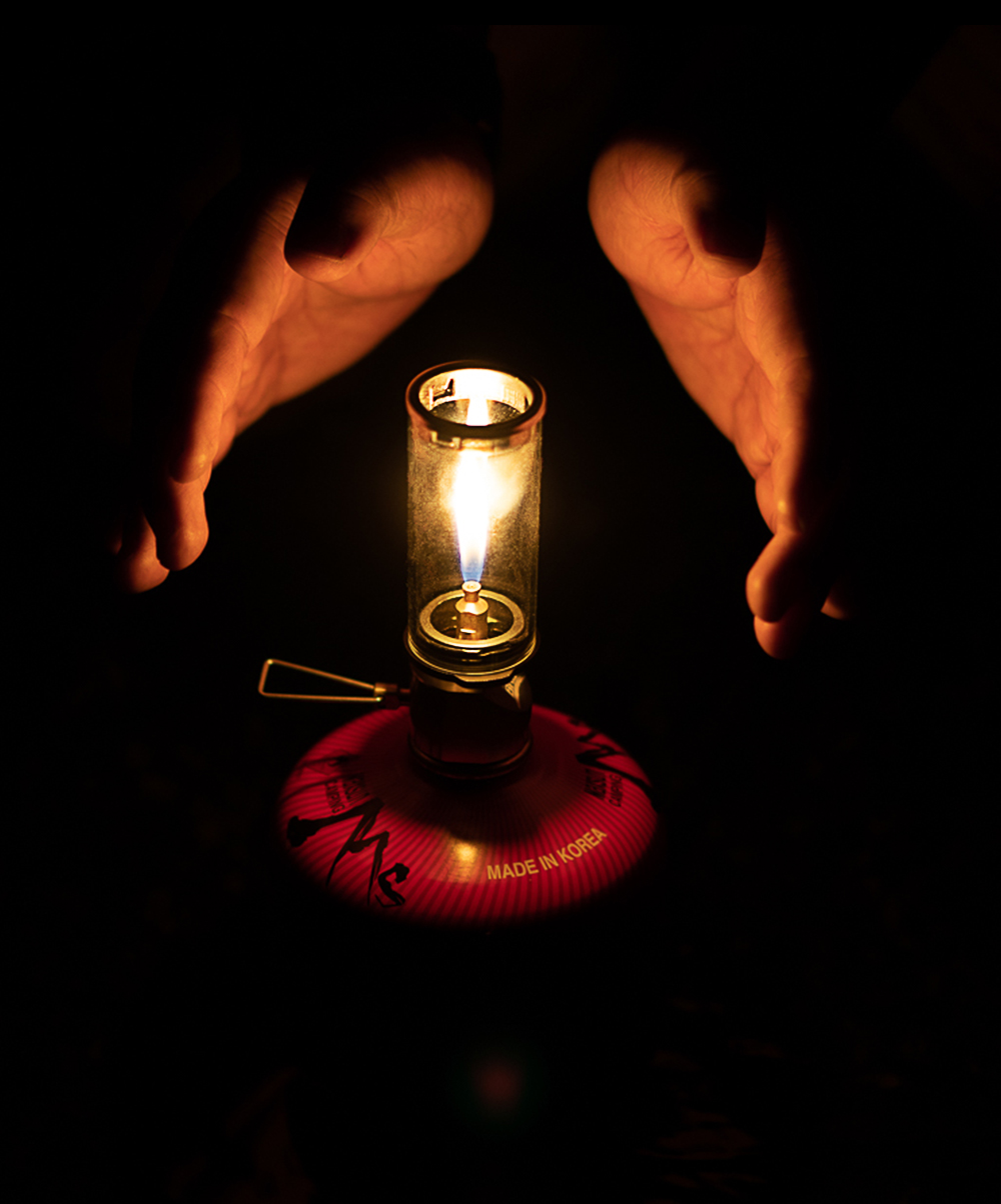 Dreamlike Candle Gas Lantern detail