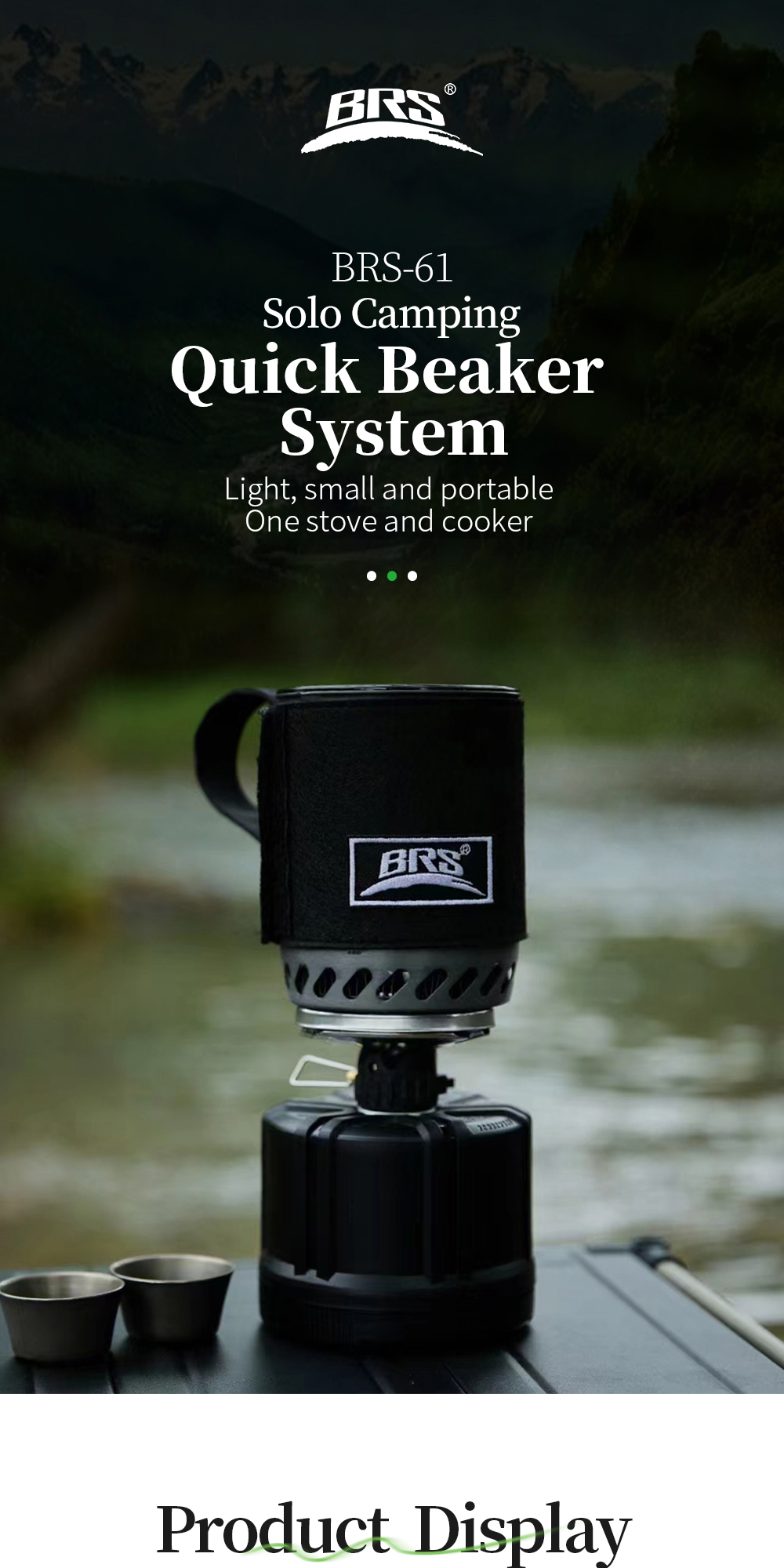 Solo Quick Beaker Stove System detail