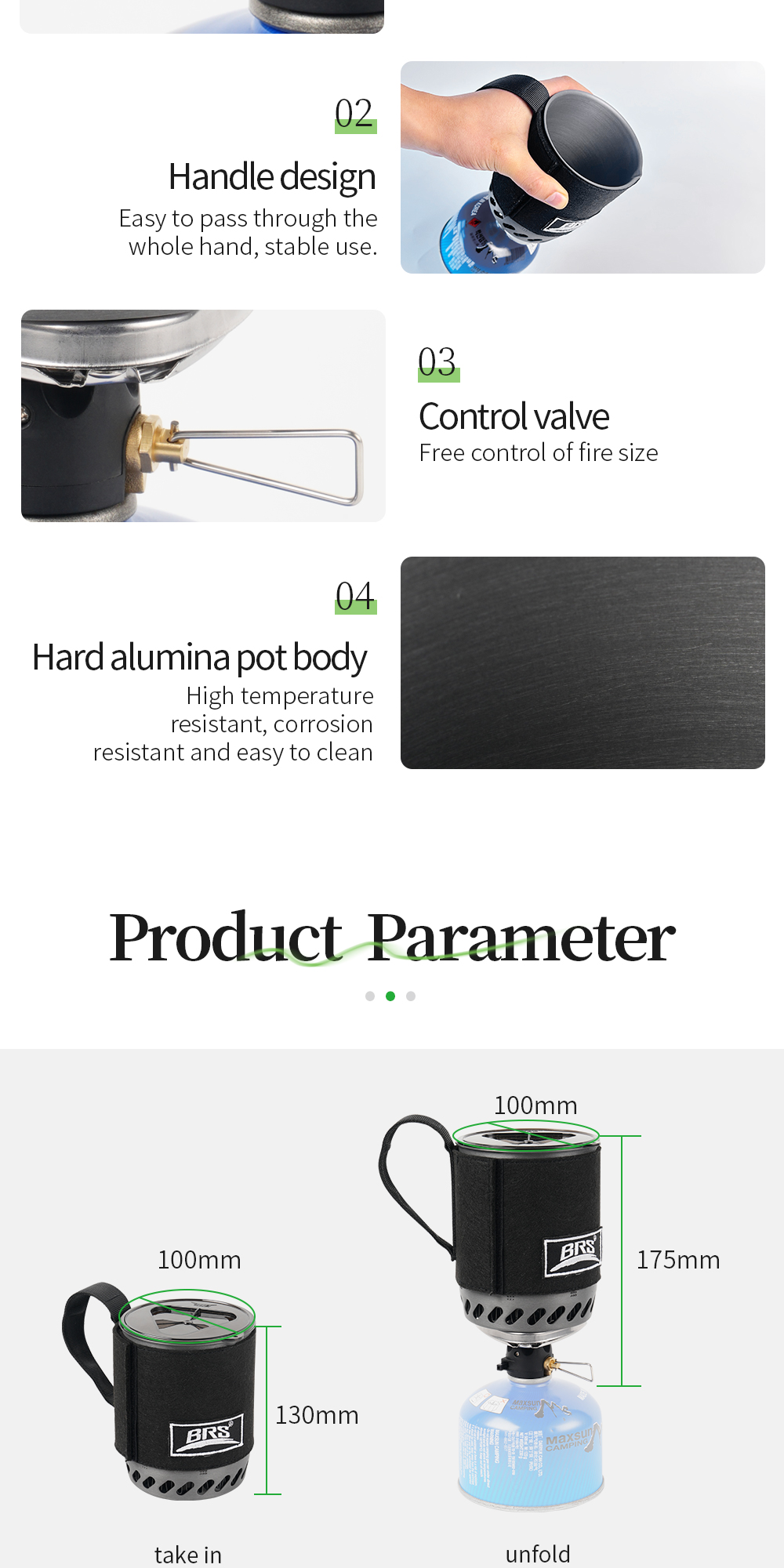 Solo Quick Beaker Stove System detail