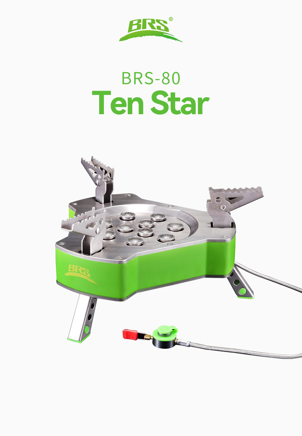 Ten Star Ten-Burner Camping Stove detail