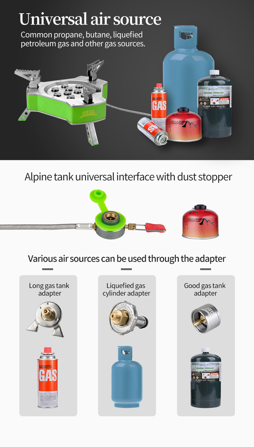 Ten Star Ten-Burner Camping Stove detail
