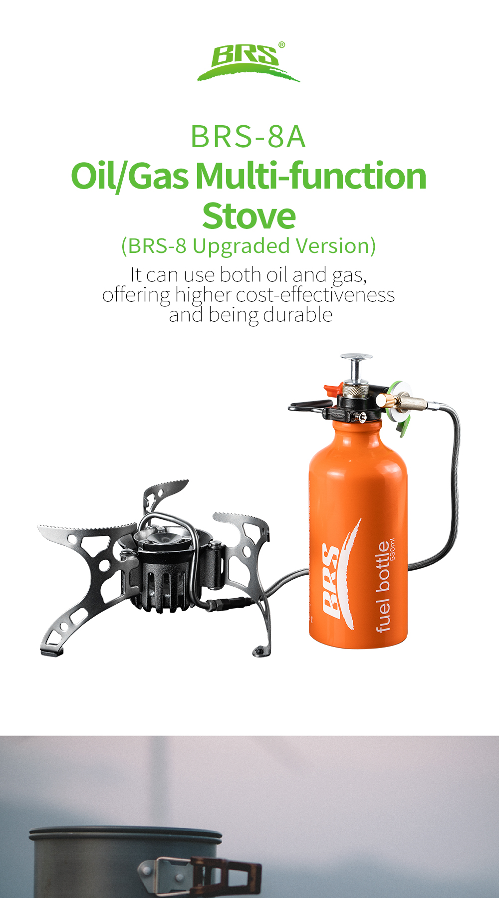 Oil/Gas Multi-Fuel Stove (BRS-8A) detail