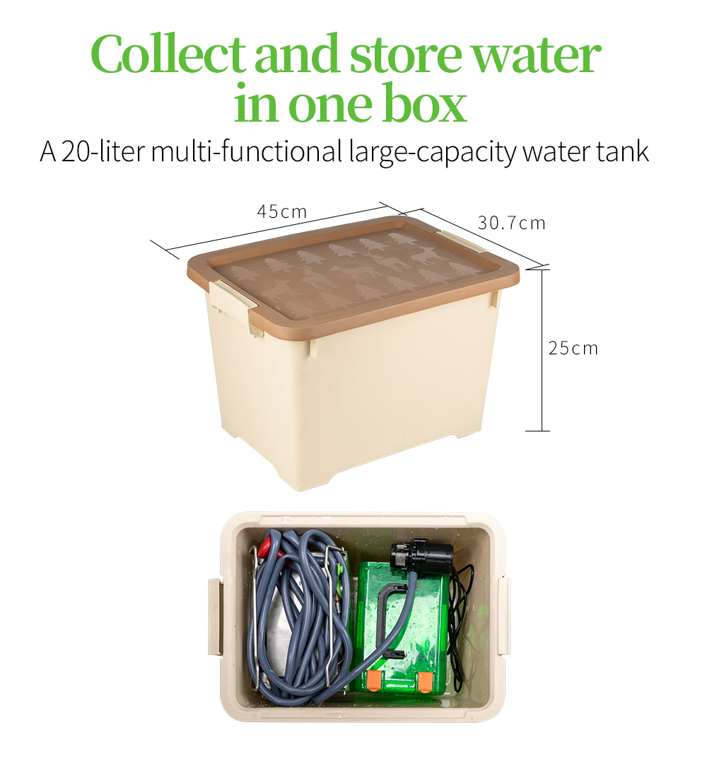 Portable Gas Shower System detail
