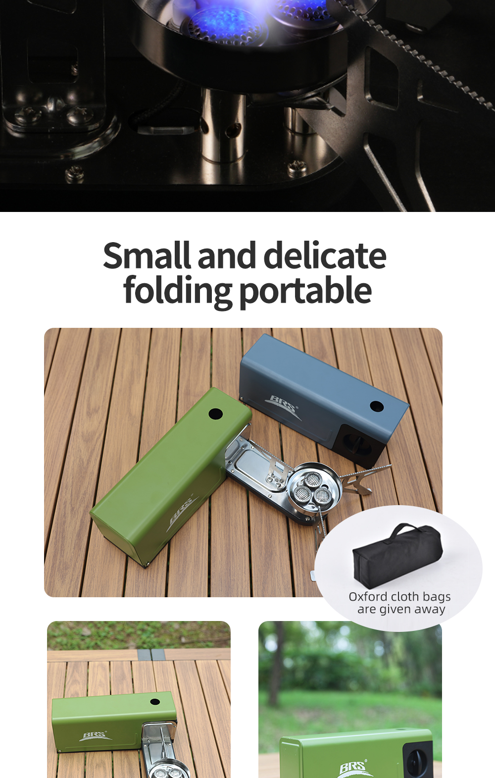 Folding Three-Burner Cassette Stove detail