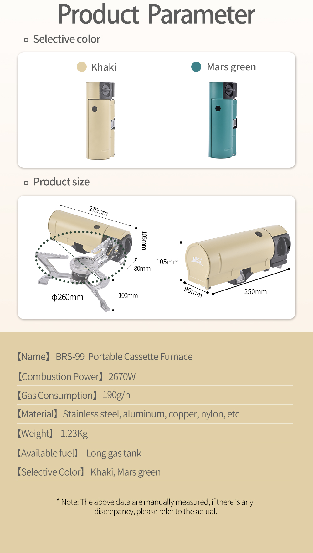 Portable Folding Cassette Stove detail