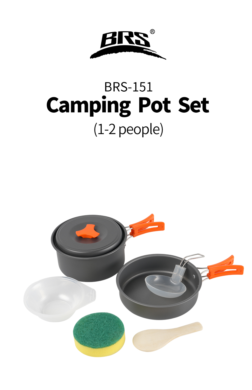 Hard-Anodized Aluminium Camping Cookware Sets detail
