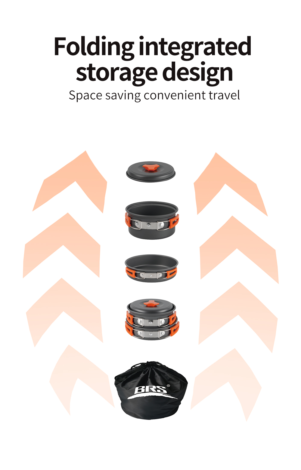 Hard-Anodized Aluminium Camping Cookware Sets detail