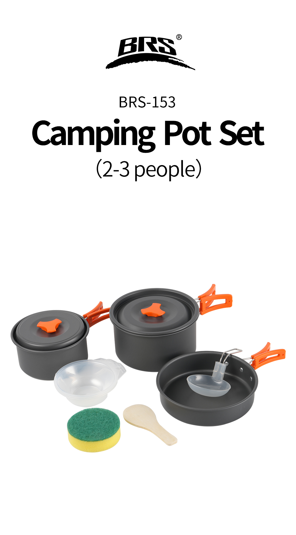 Hard-Anodized Aluminium Camping Cookware Sets detail