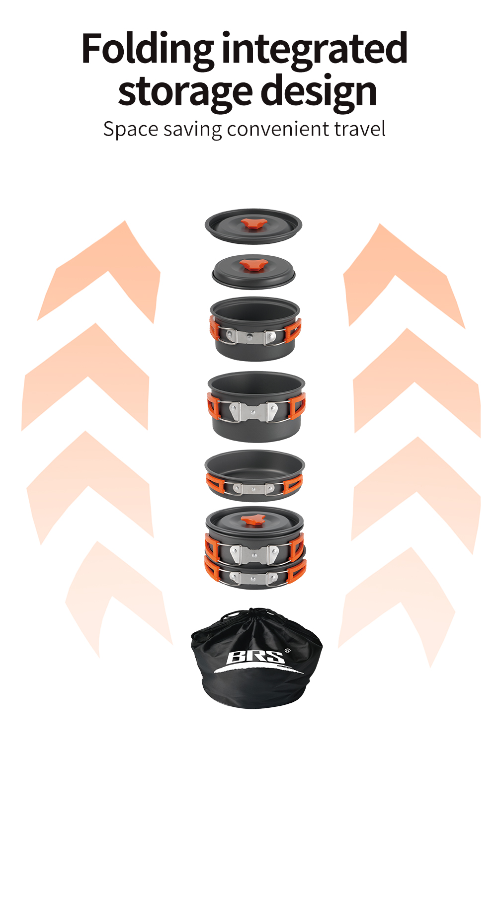 Hard-Anodized Aluminium Camping Cookware Sets detail