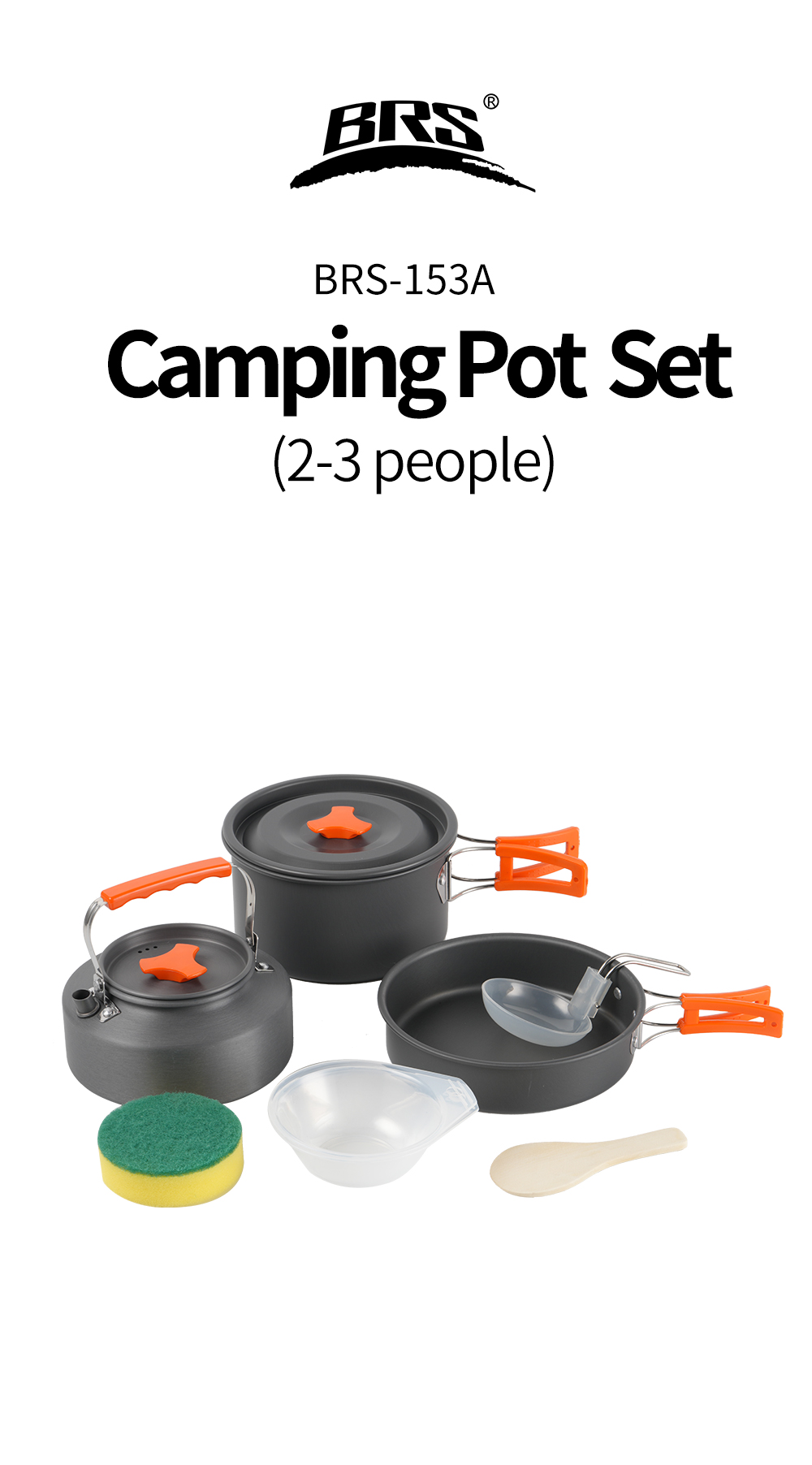 Hard-Anodized Aluminium Camping Cookware Sets detail