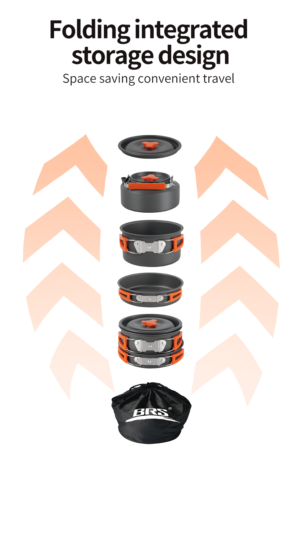 Hard-Anodized Aluminium Camping Cookware Sets detail