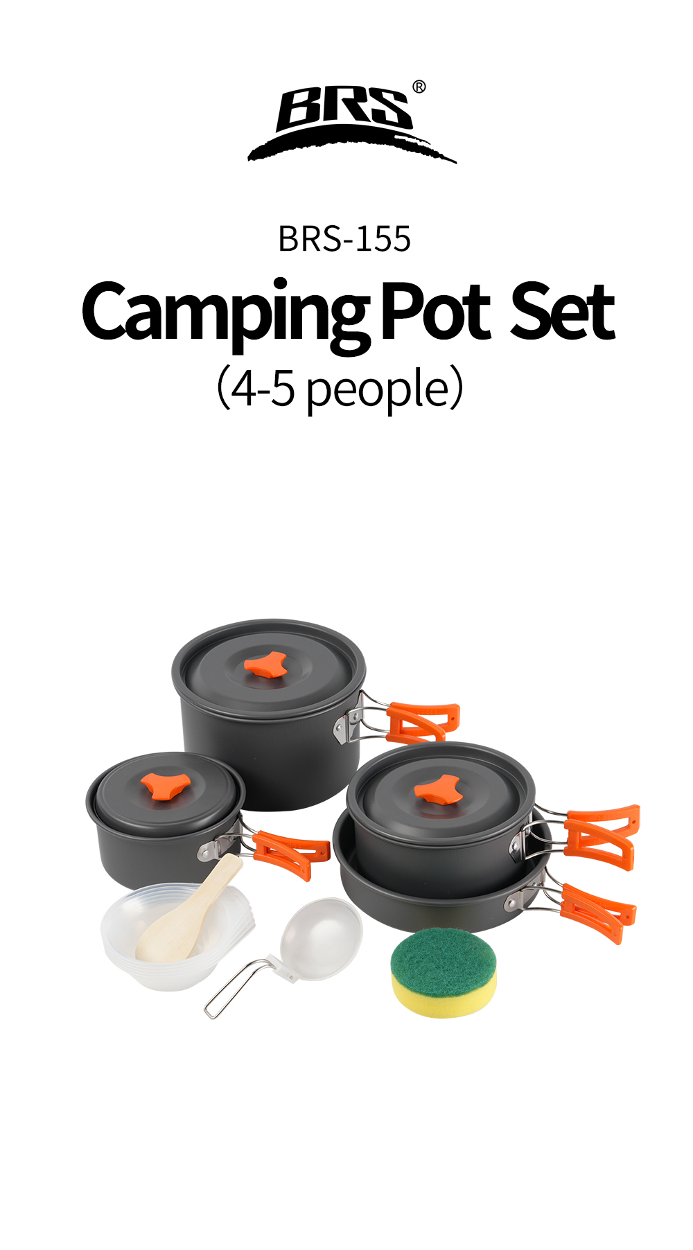 Hard-Anodized Aluminium Camping Cookware Sets detail