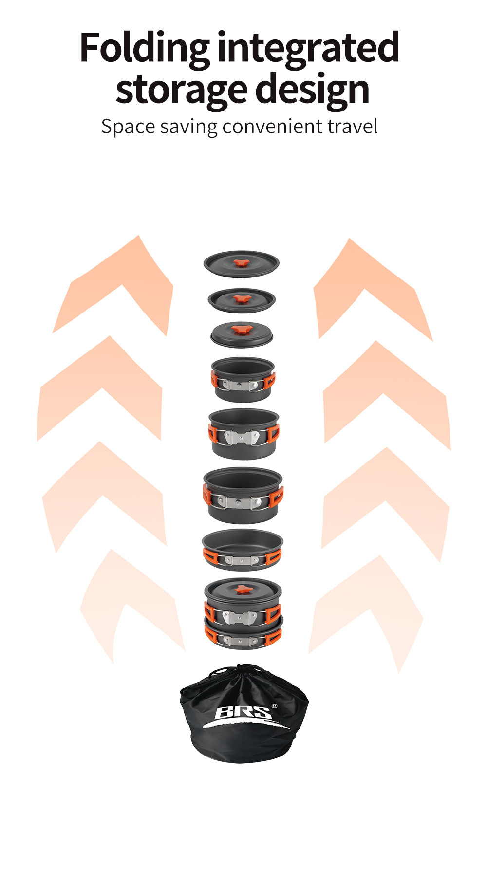 Hard-Anodized Aluminium Camping Cookware Sets detail