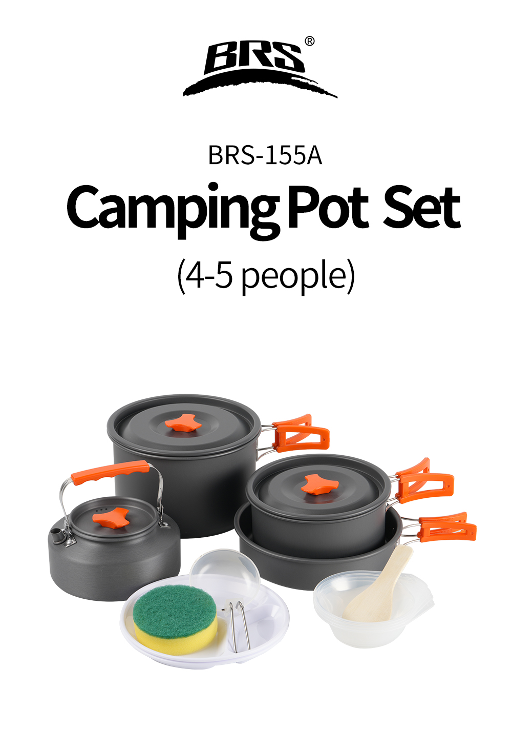 Hard-Anodized Aluminium Camping Cookware Sets detail
