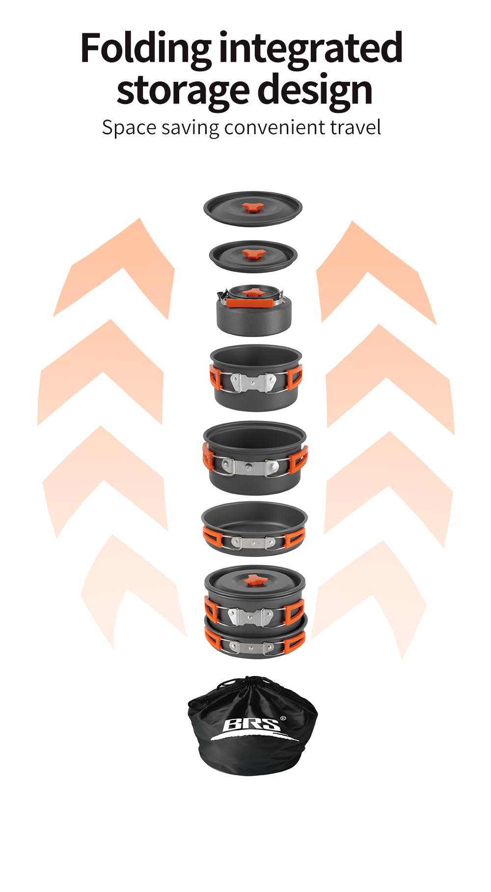 Hard-Anodized Aluminium Camping Cookware Sets detail