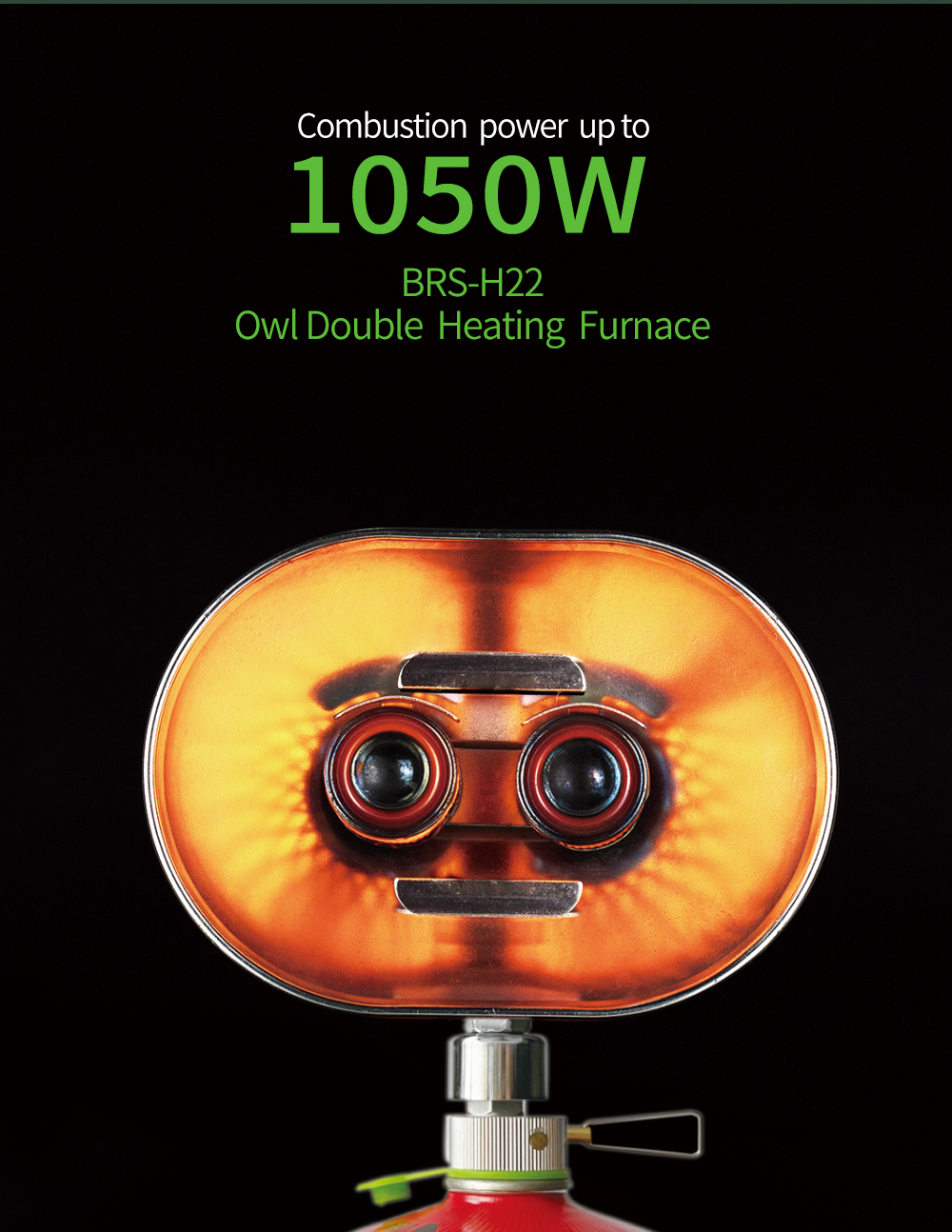 Owl Double-Head Canister Heater detail
