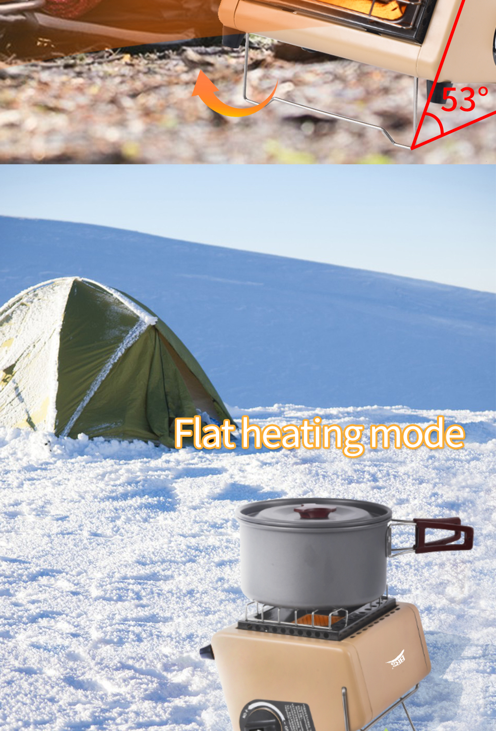 Portable Cassette Gas Heater detail