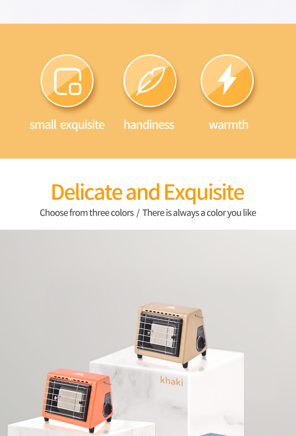 Portable Cassette Gas Heater detail