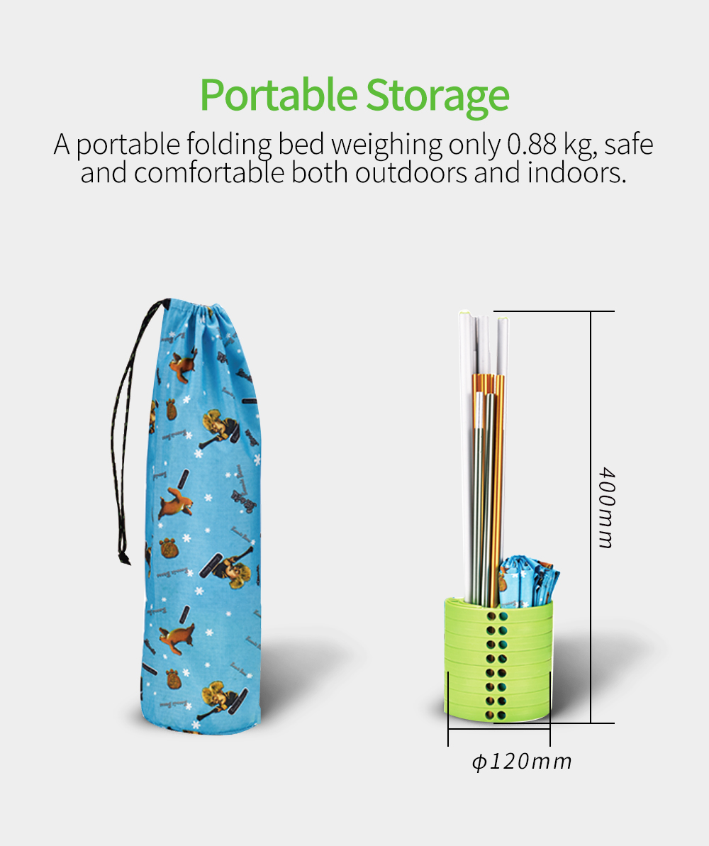 Ultralight Folding Children’s Cot detail