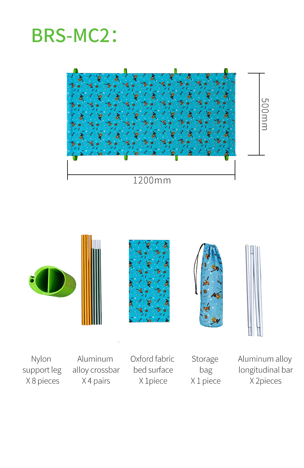 Ultralight Folding Children’s Cot detail