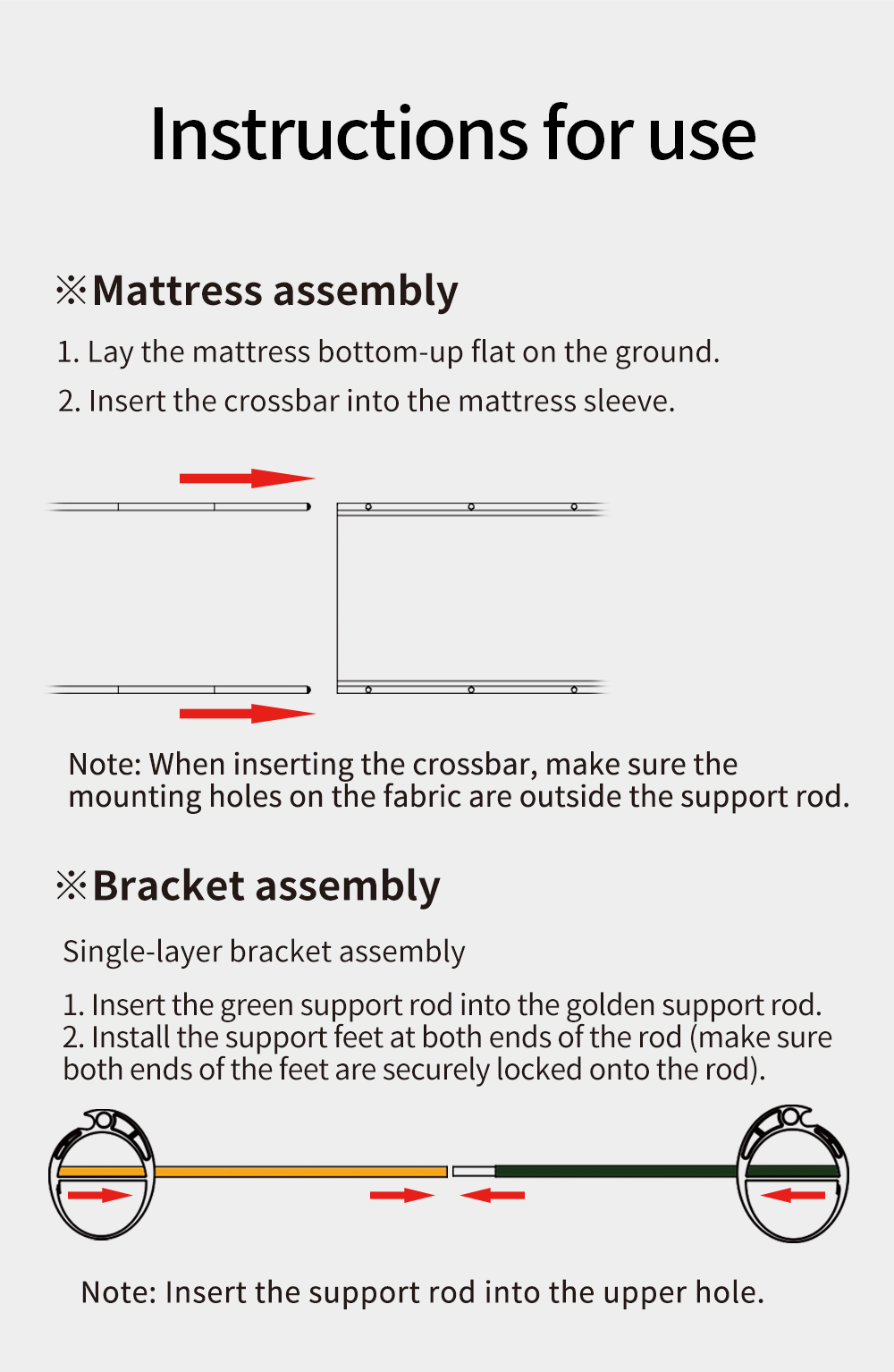 Ultralight Folding Children’s Cot detail