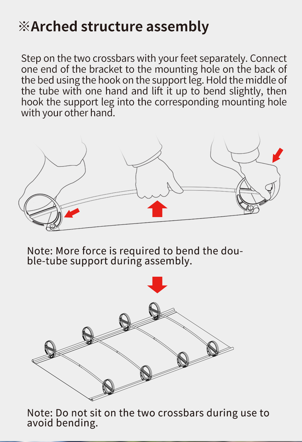 Ultralight Folding Children’s Cot detail