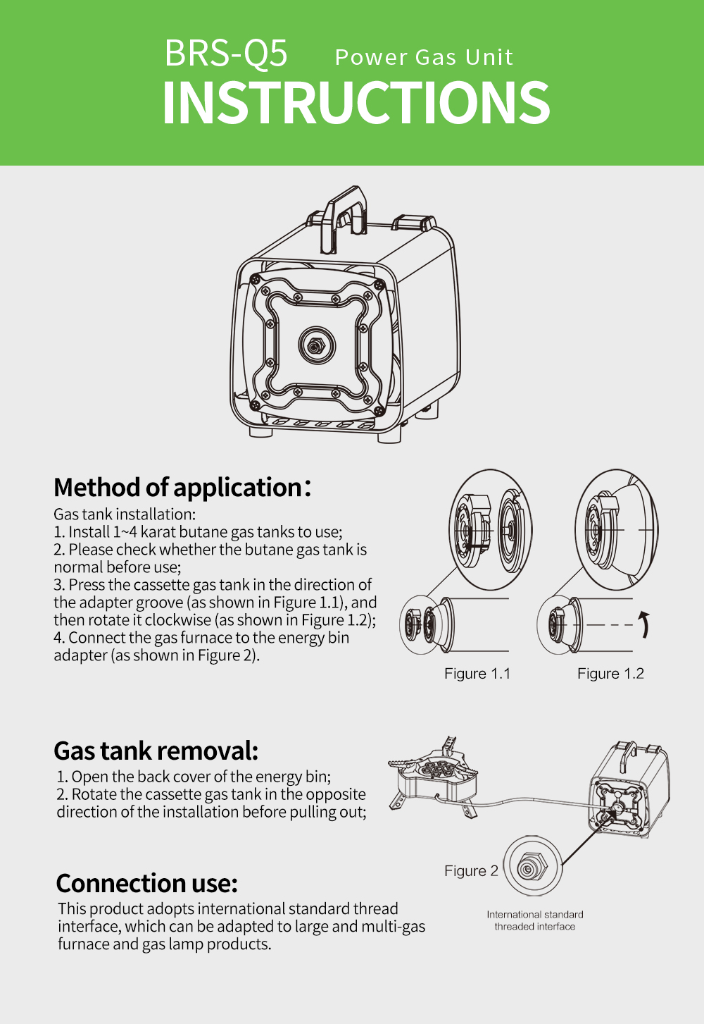 Four-Canister Power Gas Unit detail