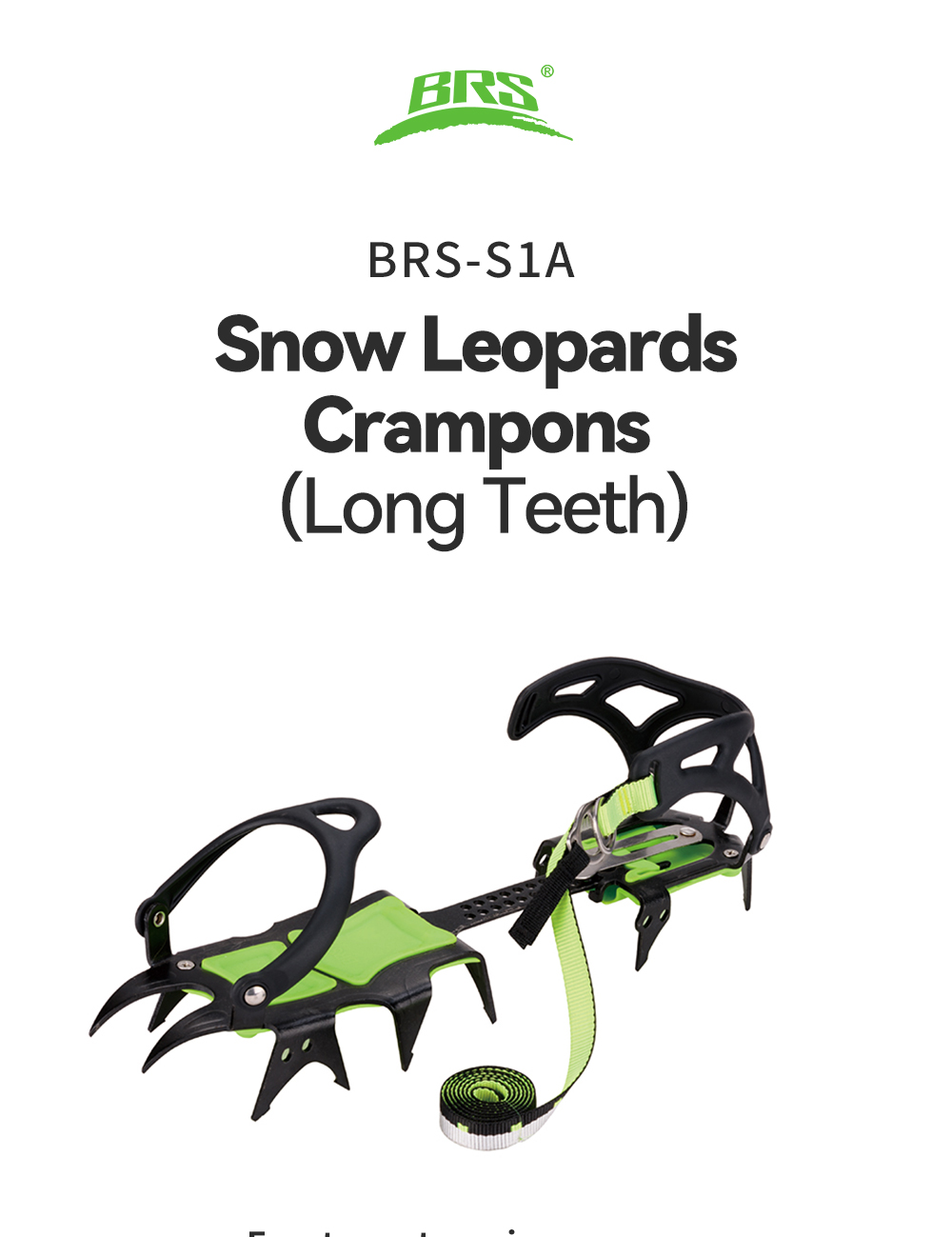 Snow Leopard 14-Point Strap Crampons detail