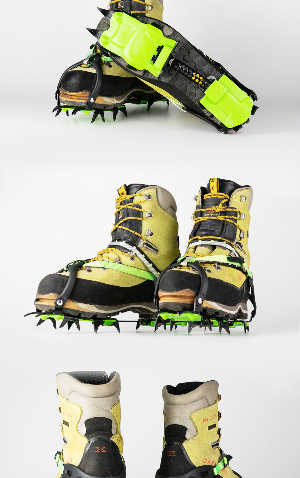 Snow Leopard 14-Point Strap Crampons detail