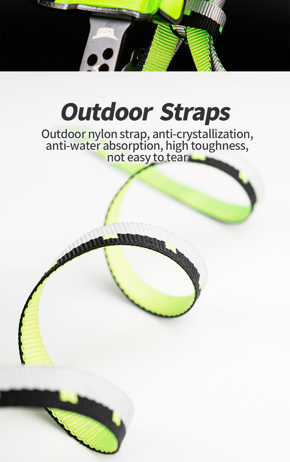 Snow Leopard 14-Point Strap Crampons detail