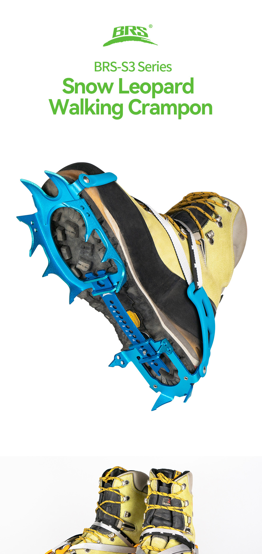 Snow Leopard 14-Point Aluminium Crampons detail