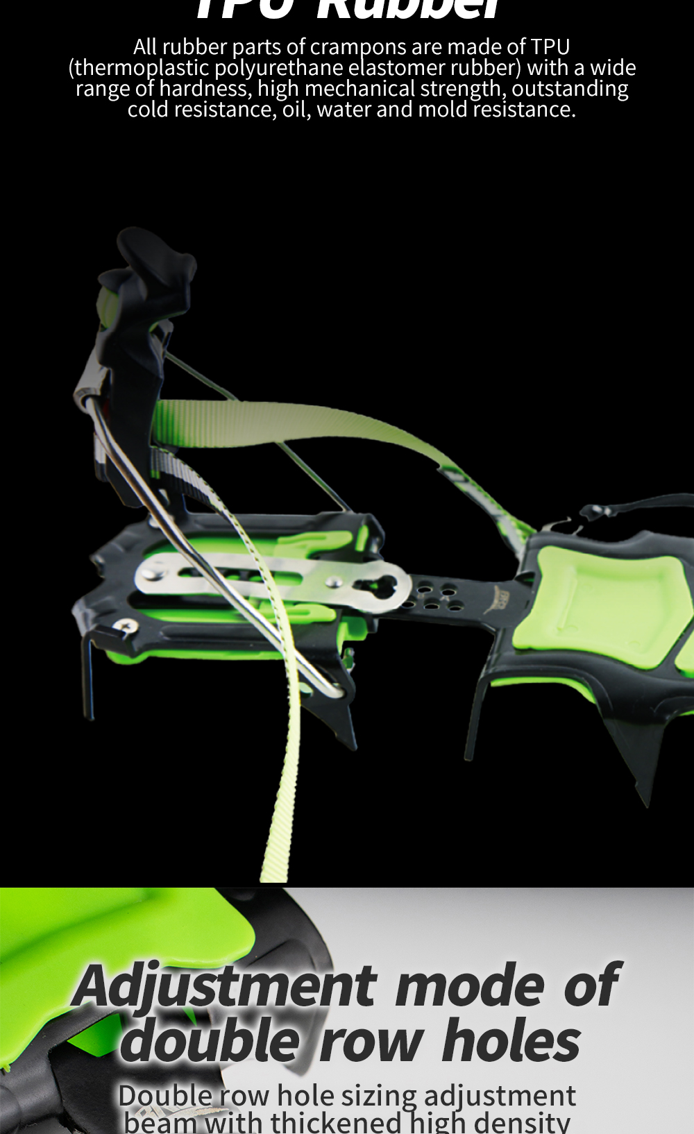 14-Point Half-Lock Climbing Crampons detail