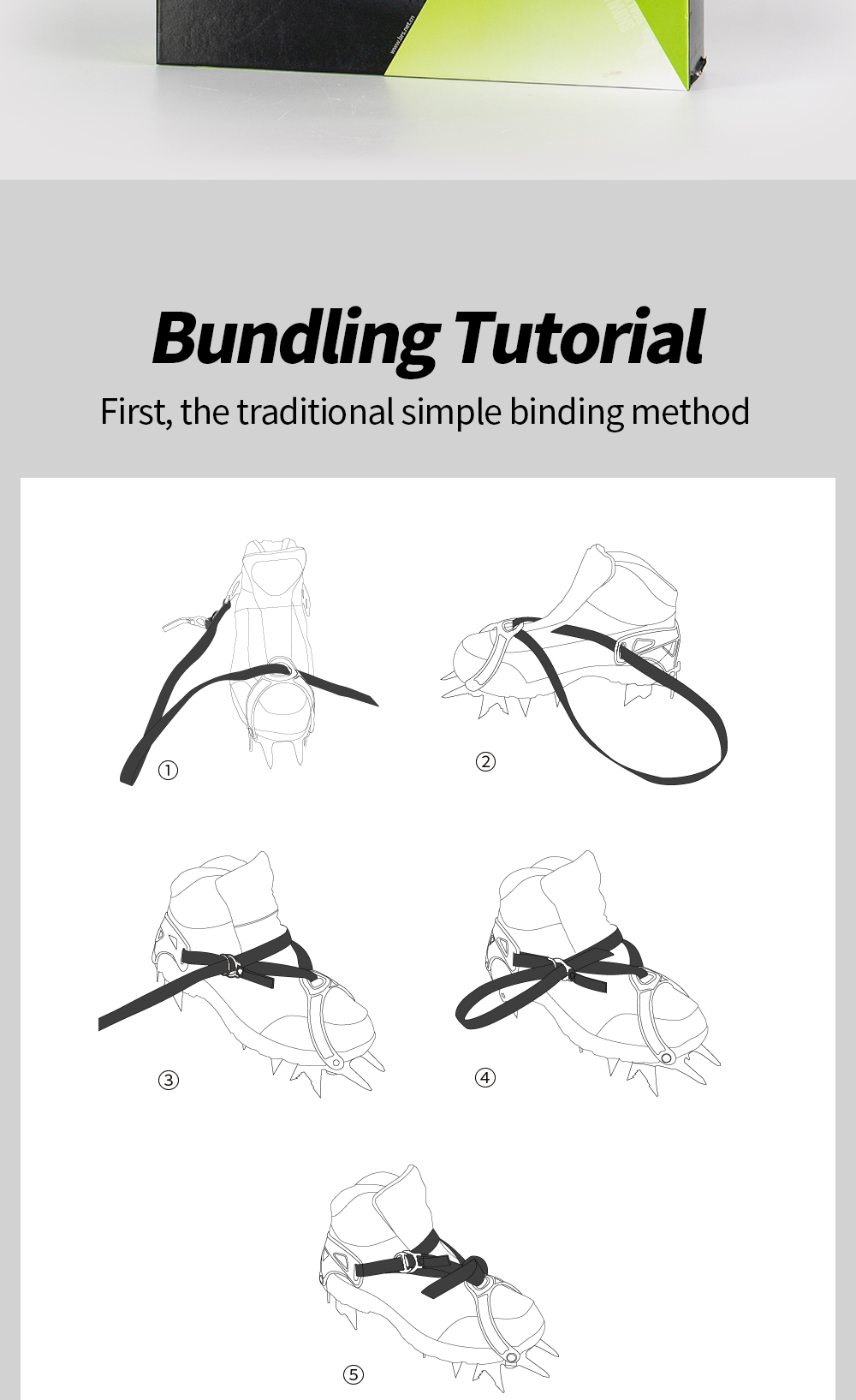 14-Point Half-Lock Climbing Crampons detail