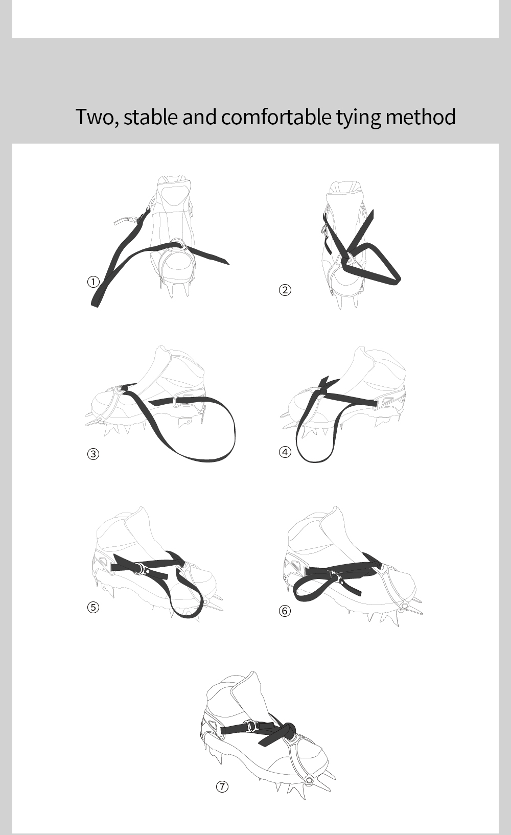 14-Point Half-Lock Climbing Crampons detail