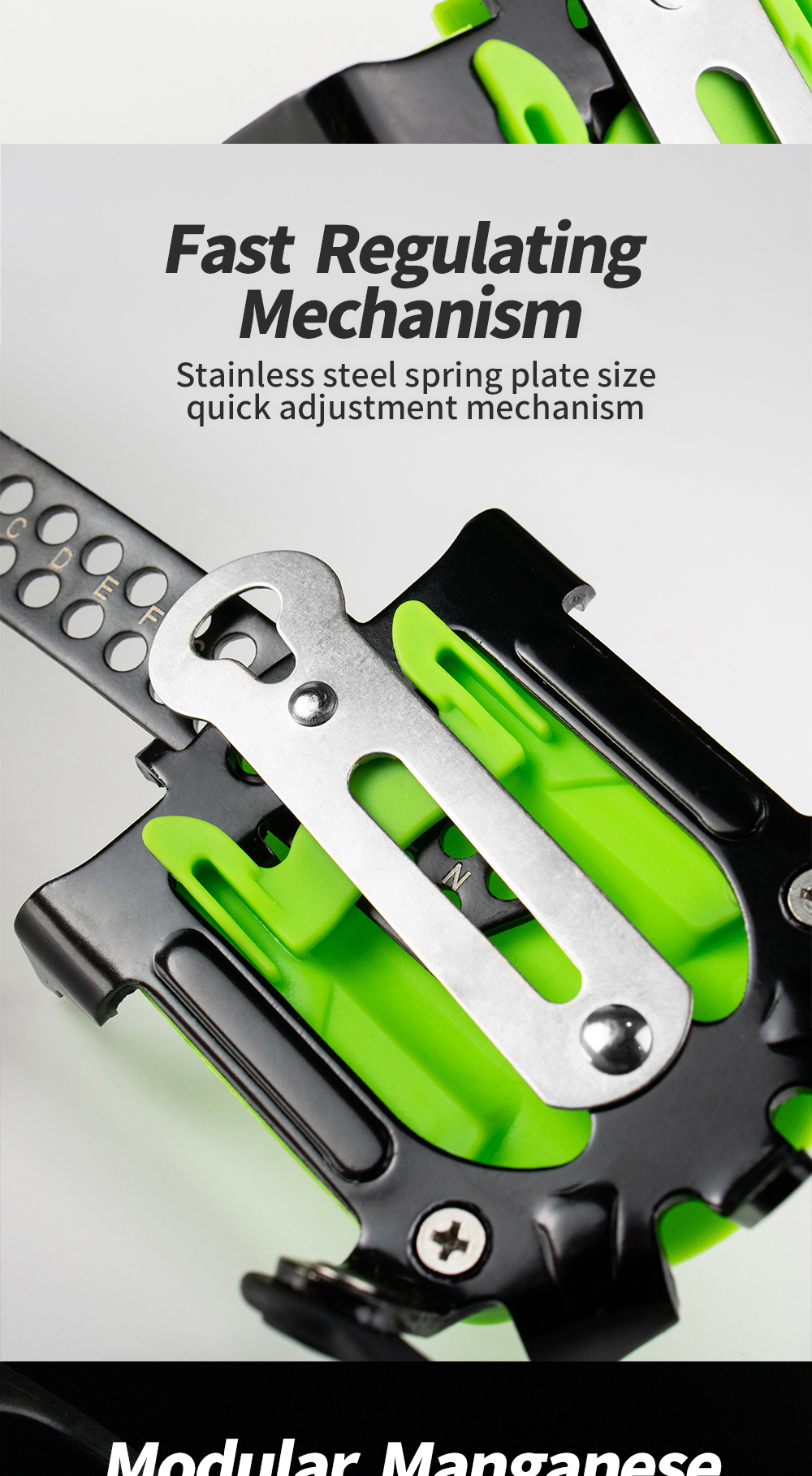 14-Point Strap-On Climbing Crampons detail