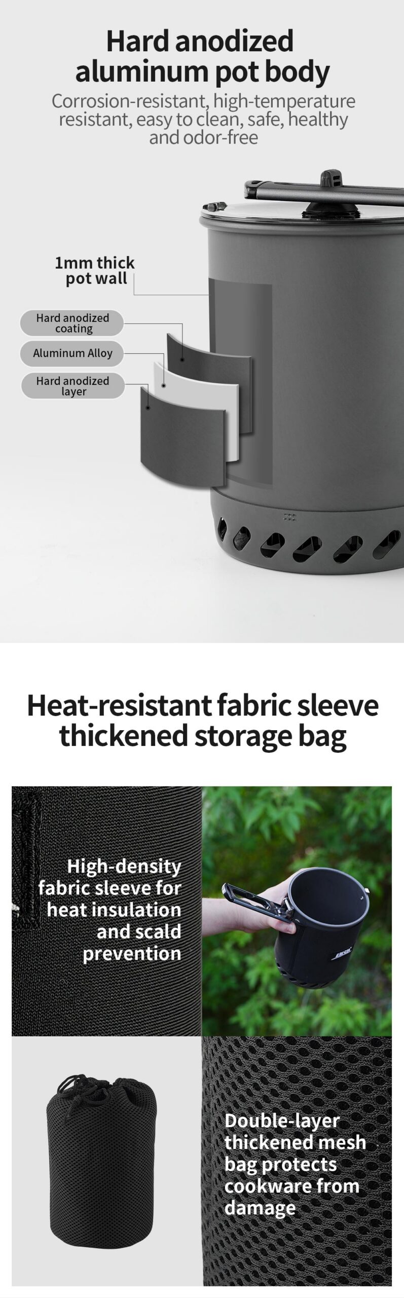 Quick Pot Heat Collection Cooking System detail