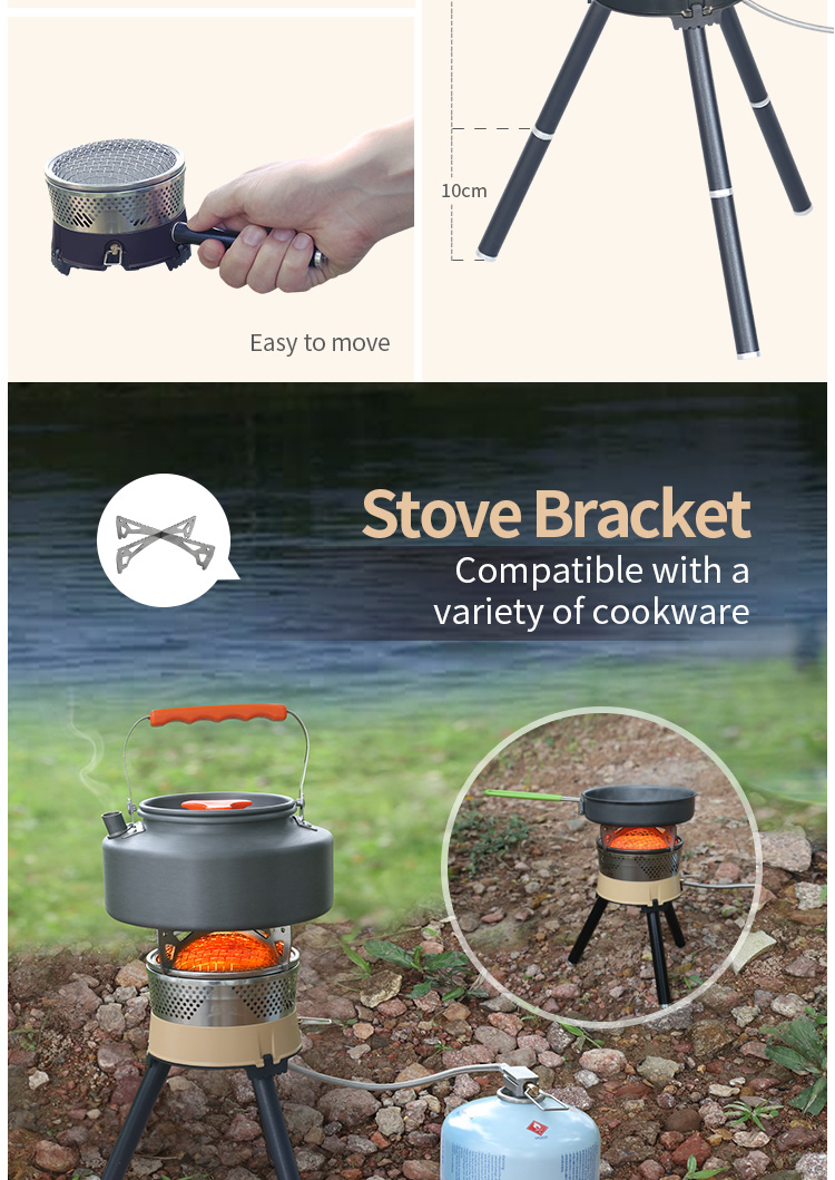 Reactive Stack Heat Cooking System detail