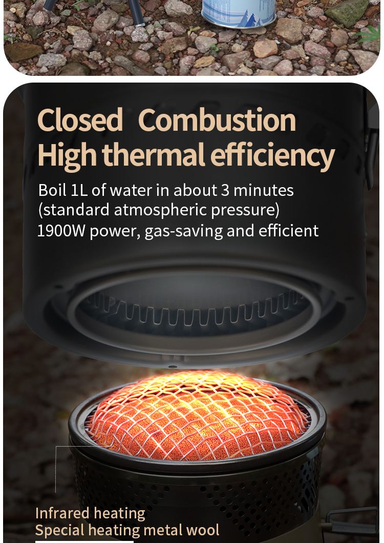 Reactive Stack Heat Cooking System detail